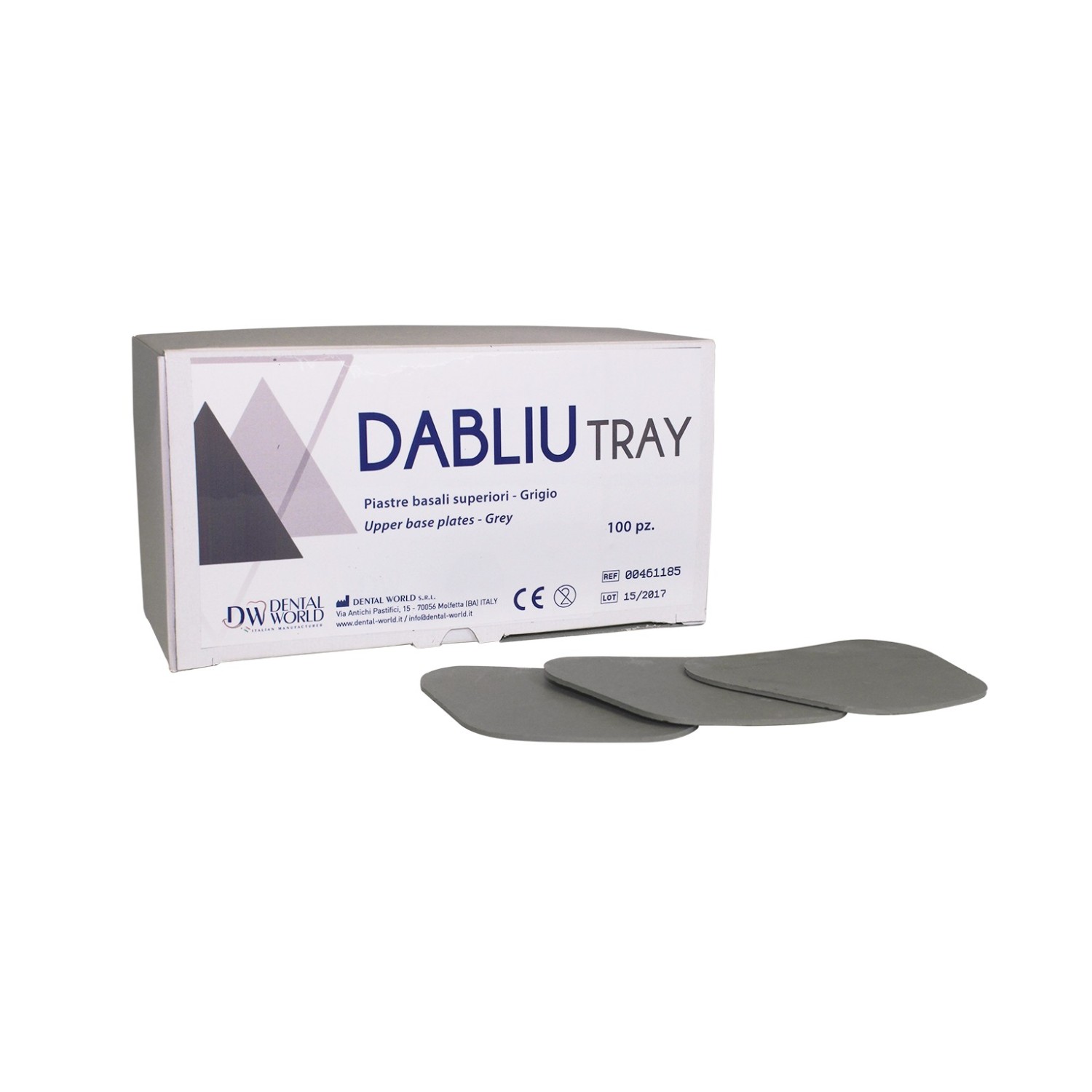 Dabliu tray - базис плаки 100 бр опаковка