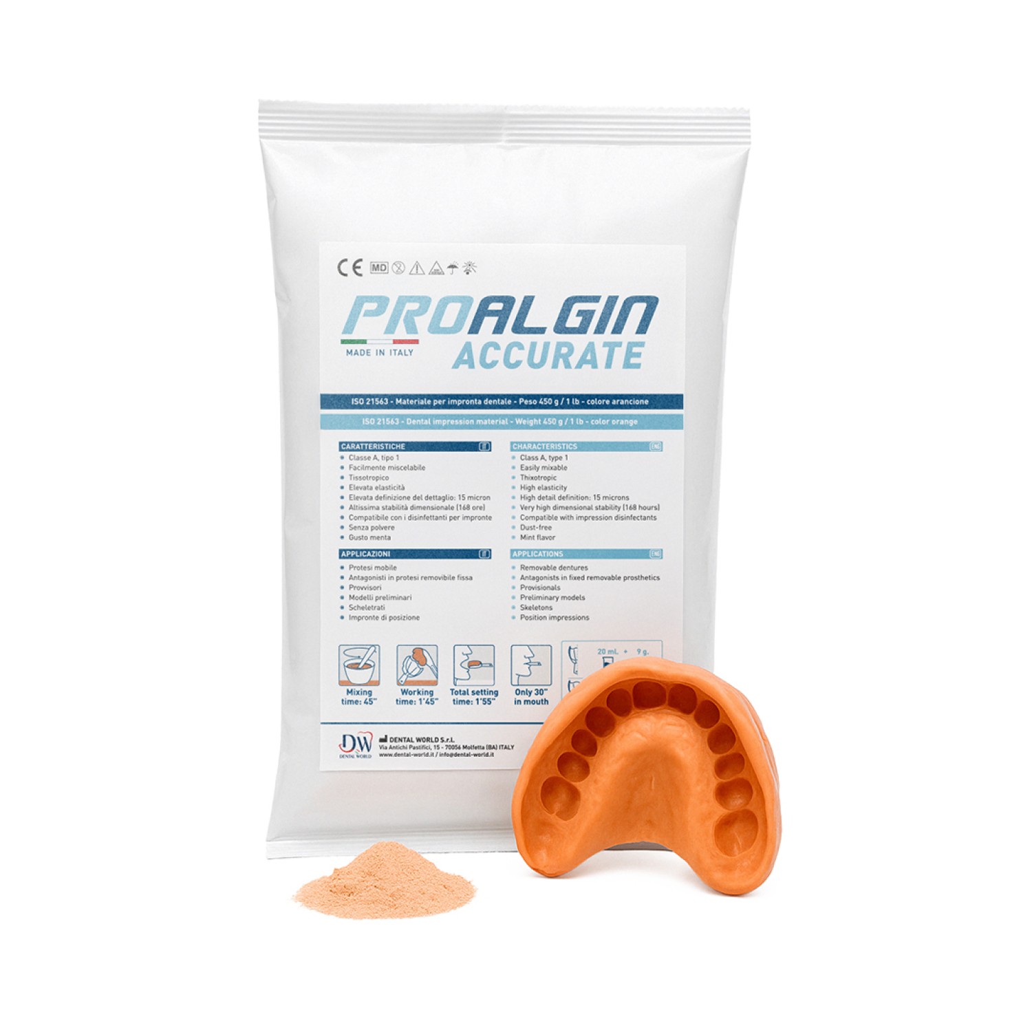 Pro Algin Accurate - високопрецизен алгинат 450 г