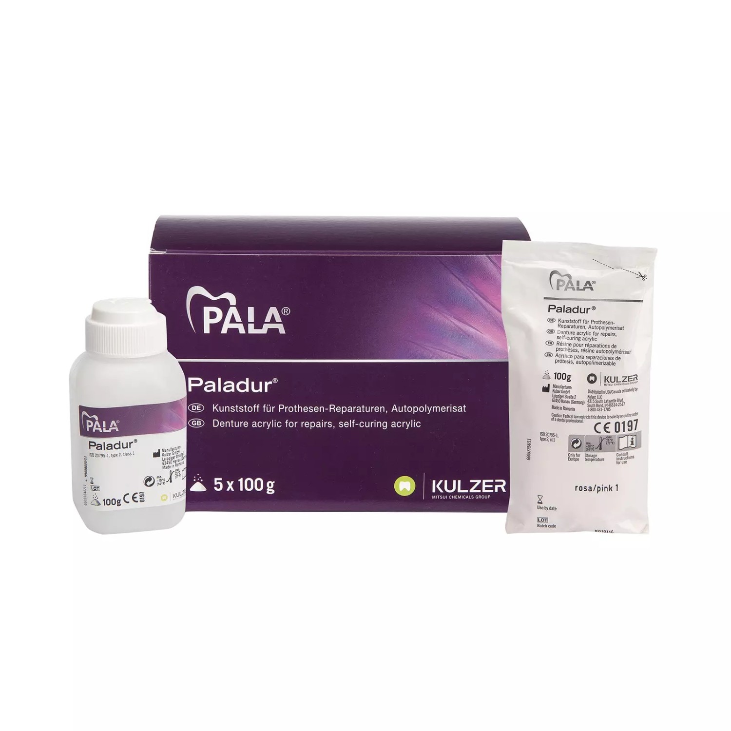 Paladur - студенополимеризираща пластмаса за ребазация 500 ml- с предварителна поръчка
