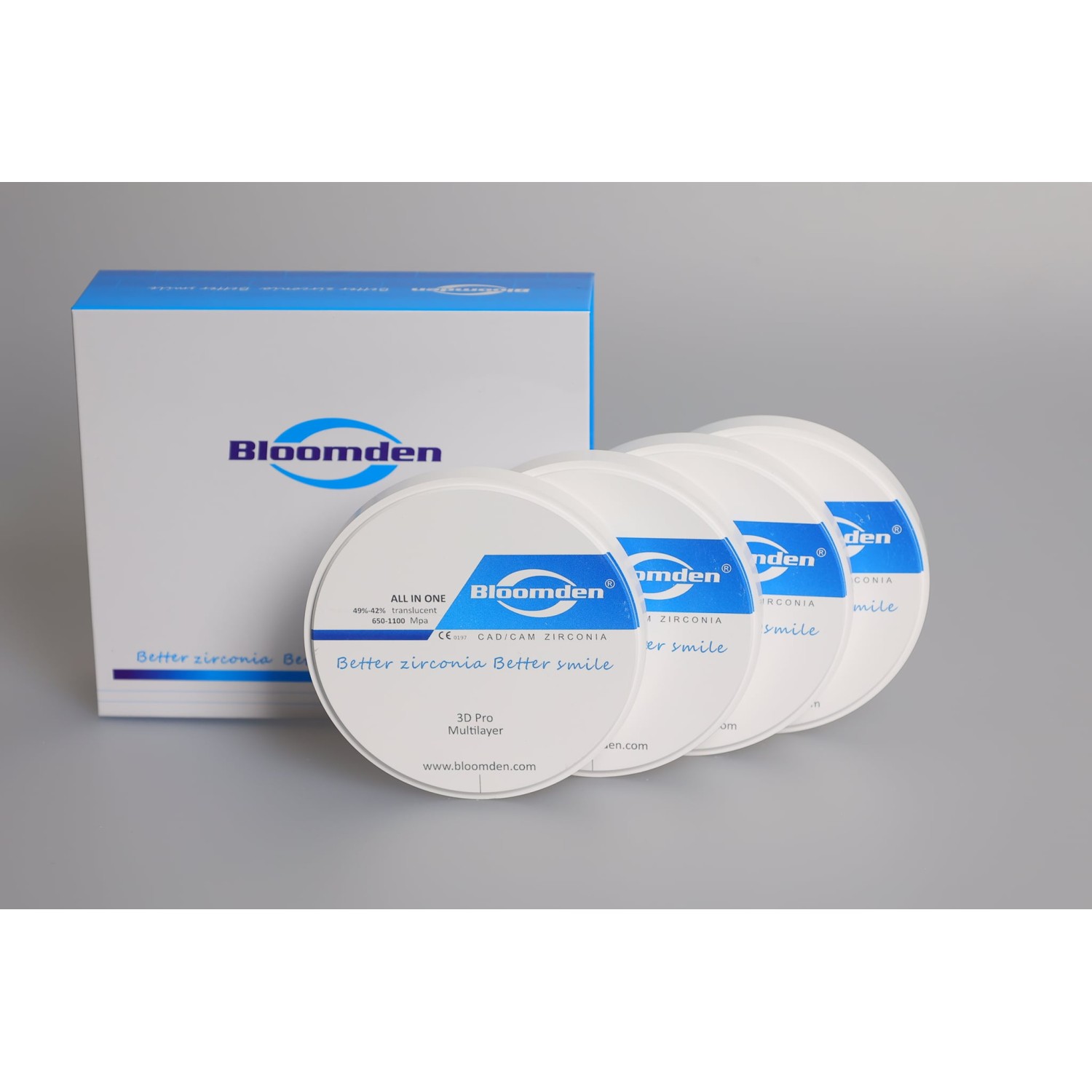 Циркониев диск Bloomden ST supertranslucency 12mm
