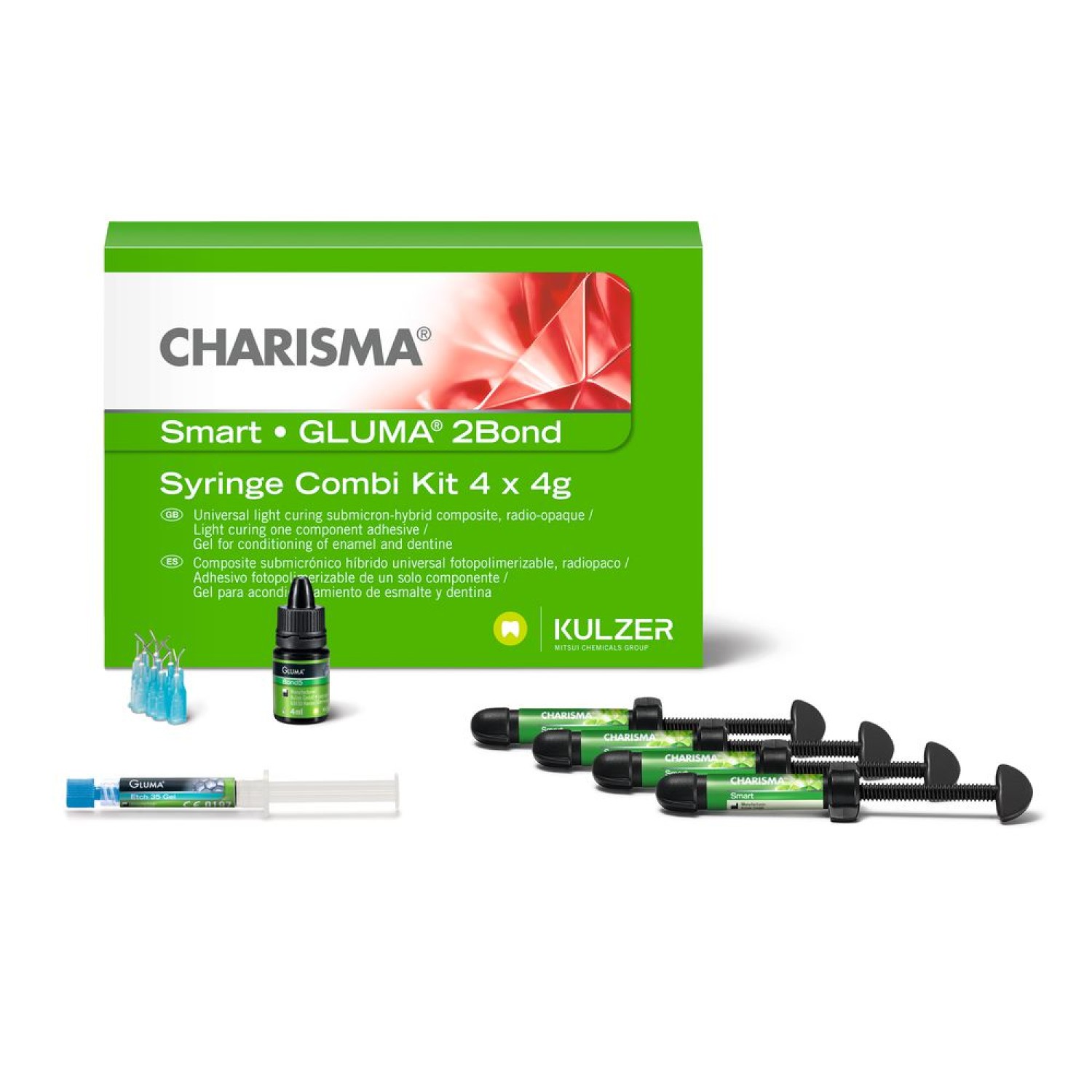Charisma Smart Combi 4x4 g + Gluma 5bond + Gluma Etch 2,5ml