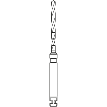 NTI-Kahla W6321 размер 1long - дрил за коренови титанови щифтове