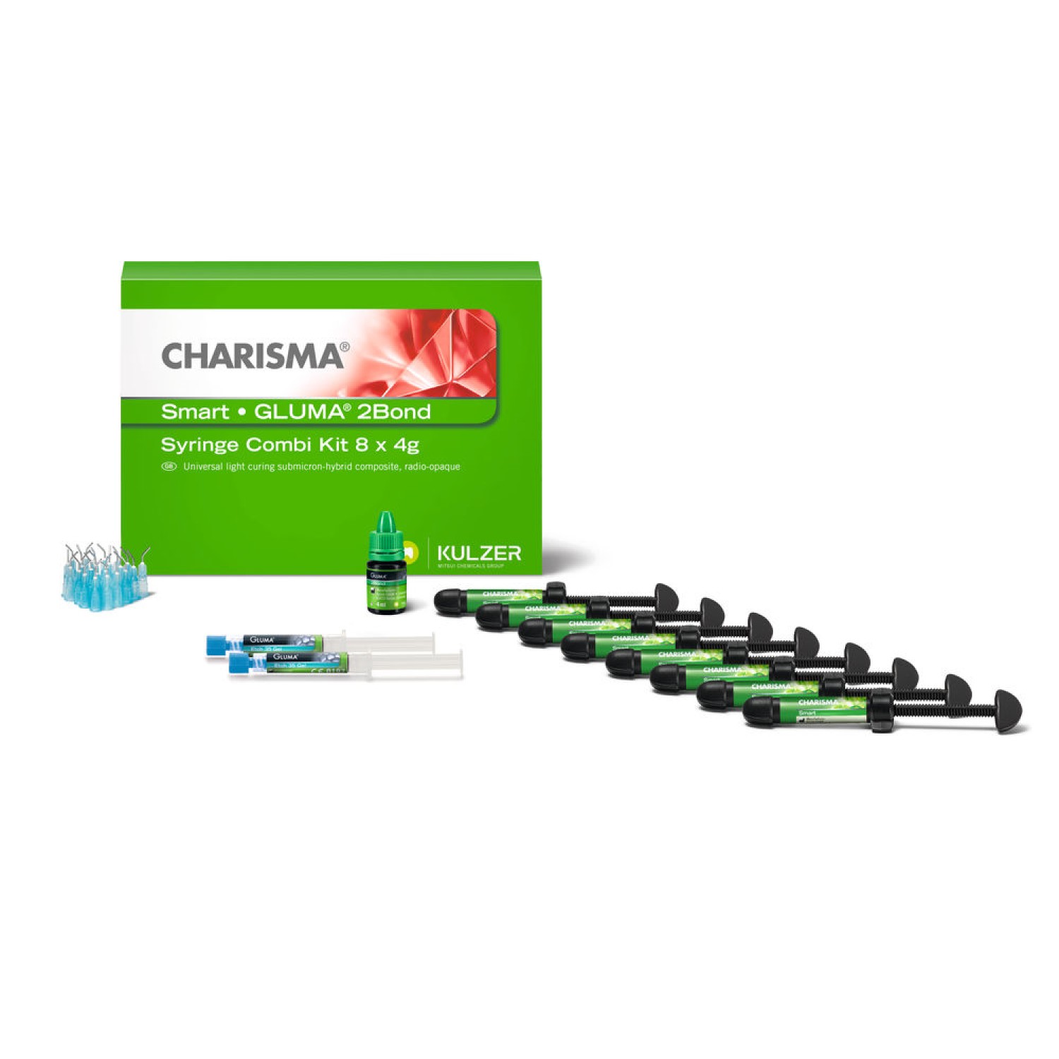 Charisma Smart Combi set 8x4g+Gluma 2bond system